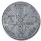 1888 United Kingdom Victoria Crown Head Double Florin Silver Coin