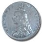 1887 United Kingdom Victoria Crown Head Double Florin Silver coin 1887 United Kingdom Victoria Crown Head Double Florin Silver coin