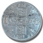 1887 United Kingdom Victoria Crown Head Double Florin Silver coin 1887 United Kingdom Victoria Crown Head Double Florin Silver coin