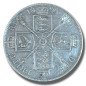 1890 United Kingdom Victor Crown Head Double Florin Silver Coin