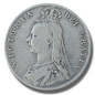 1891 United Kingdom Victoria Half  Crown Silver Coin