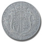 1907 United Kingdom Edwardvs VII Half  Crown Silver Coin