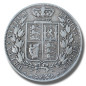 1883 United Kingdom Victoria Young Head Half Crown Silver Coin
