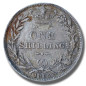 1885 United Kingdom Victoria Young Head Shilling Silver Coin