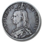 1892 United Kingdom Victoria Jubilee Head Half Crown Silver Coin