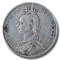 1889 United Kingdom Victoria Jubilee Head Half Crown Silver Coin 1889 United Kingdom Victoria Jubilee Head Half Crown Silver Coin