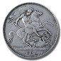 1891 United Kingdom Victoria Crown Head Full Crown Silver Coin 1891 United Kingdom Victoria Crown Head Full Crown Silver Coin
