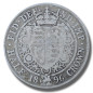 1896 United Kingdom Victoria Veiled Head Half Crown Silver Coin