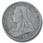 1896 United Kingdom Victoria Veiled Head Half Crown Silver Coin 1896 United Kingdom Victoria Veiled Head Half Crown Silver Coin