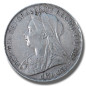 1900 United Kingdom Victoria Veiled Head Full Crown Silver coin