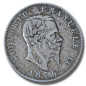 1876 Italy Victorio Emanuele II 5 Lire Silver Coin 1876 Italy Victorio Emanuele II 5 Lire Silver Coin