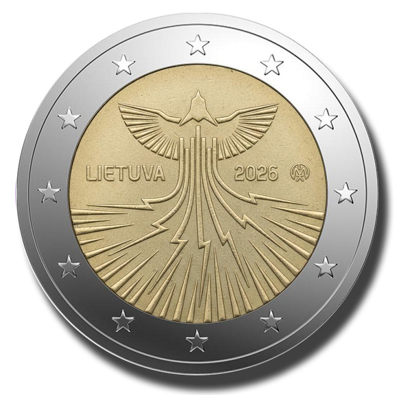 2026 Lithuania Energy Independence 2 Euro Coin