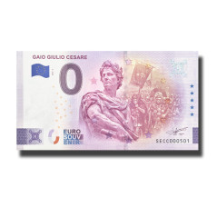 0 Euro Souvenir Banknote Gaio Giulio Cesare Italy SECC 2026-2