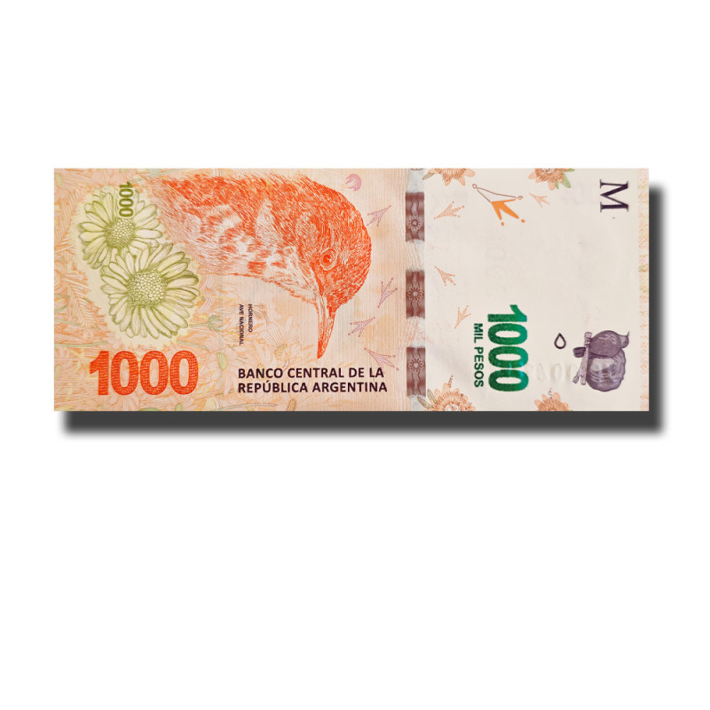 2022 Argentina 1000 Pesos Bundle Banknote Uncirculated