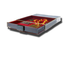 MB coin box without Compartments 210x270 mm, smoke-coloured