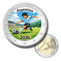 2 Euro Coloured Coin Argentina Football 2026 anime inspired design