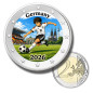 2 Euro Coloured Coin Germany Football 2026 anime inspired design