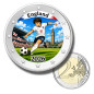 2 Euro Coloured Coin England Football 2026 anime inspired design 2 Euro Coloured Coin England Football 2026 anime inspired design