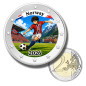 2 Euro Coloured Coin Norway Football 2026 anime inspired design 2 Euro Coloured Coin Norway Football 2026 anime inspired design