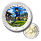 2 Euro Coloured Coin Bosnia and Herzegovina Football 2026 anime inspired design
