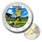 2 Euro Coloured Coin Sweden Football 2026 anime inspired design