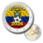 2 Euro Coloured Coin Ecuador Football 2026