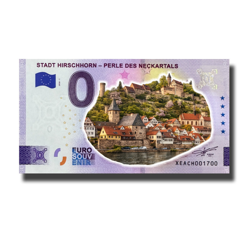 0 Euro Souvenir Banknote Kater Hiddigeigei Bad Sackingen Colour Germany XEVQ 2026-2