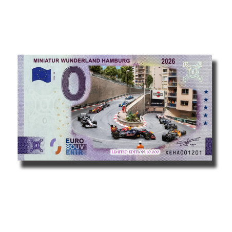 0 Euro Souvenir Banknote Miniatur Wunderland Hamburg 2026 Colour Germany XEHA 2026-38