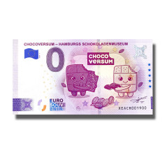 0 Euro Souvenir Banknote Chocoverwsum-Hamburgs Schokoladenmuseum Germany XEAC 2026-1