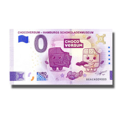 Gold 0 Euro Souvenir Banknote Chocoverwsum-Hamburgs Schokoladenmuseum Germany XEAC 2026-1