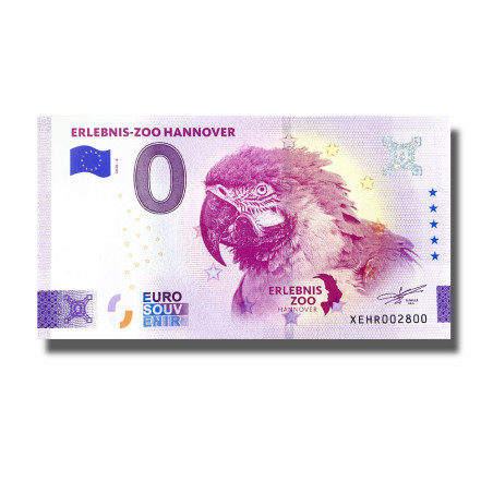 0 Euro Souvenir Banknote Erlebnis- Zoo Hannover Germany XEHR 2026-8