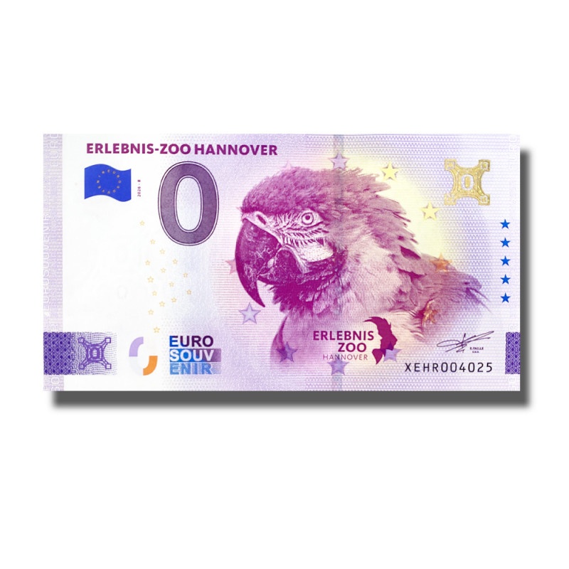 Gold 0 Euro Souvenir Banknote Erlebnis- Zoo Hannover Germany XEHR 2026-8 Gold 0 Euro Souvenir Banknote Erlebnis- Zoo Hannover Germany XEHR 2026-8