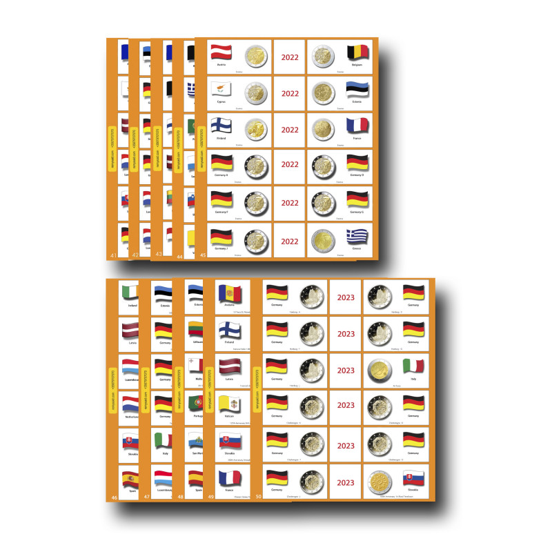 Commemorative Euro Coin Pages 41-50