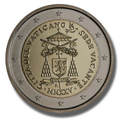 2025 Vatican Sede Vacante 2 Euro Coin
