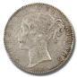 1845 United Kingdom Queen Victoria Young Head Crown Silver Coin