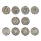 1849- 1901 Set of 10 United Kingdom Queen Victoria Half Crown Silver Coins 1849- 1901 Set of 10 United Kingdom Queen Victoria Half Crown Silver Coins