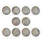 1849- 1901 Set of 10 United Kingdom Queen Victoria Half Crown Silver Coins 1849- 1901 Set of 10 United Kingdom Queen Victoria Half Crown Silver Coins