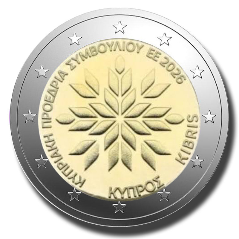 2026 Cyprus Presidency of the EU Council 2 Euro Coin