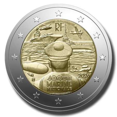 2026 France 400th Anniversary of French Army 2 Euro Coin