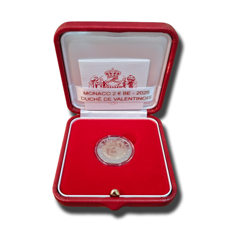 2026 Monaco Duchy of Valentinois 2 Euro Coin in box