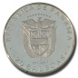 1974 Panama Simon Bolivar 1783-1830 20 Balboas Silver Coin