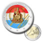 2 Euro Coloured Coin 2026 Luxembourg 40th anniversary of the Charlemagne Prize to the People of Luxembourg