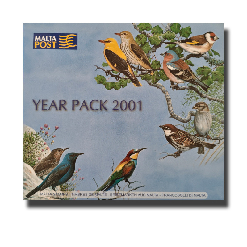 2001 Malta Stamps Year Pack Complete