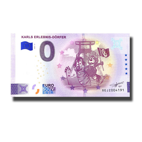 0 Euro Souvenir Banknote Karls Erlebnis-Dorfer Germany XEJZ 2026-12
