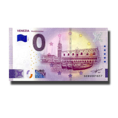 0 Euro Souvenir Banknote Venezia Palazzo Ducale Italy SEBS 2026-3