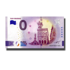 0 Euro Souvenir Banknote San Marino Italy SEDT 2026-5