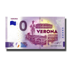 0 Euro Souvenir Banknote Verona Italy SEFF 2026-8