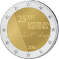 2016 Slovenia 25th Ann Of Independence of Republic Slovenia 2 Euro Coin