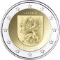 2016 Latvia Vidzeme 2 Euro Coin