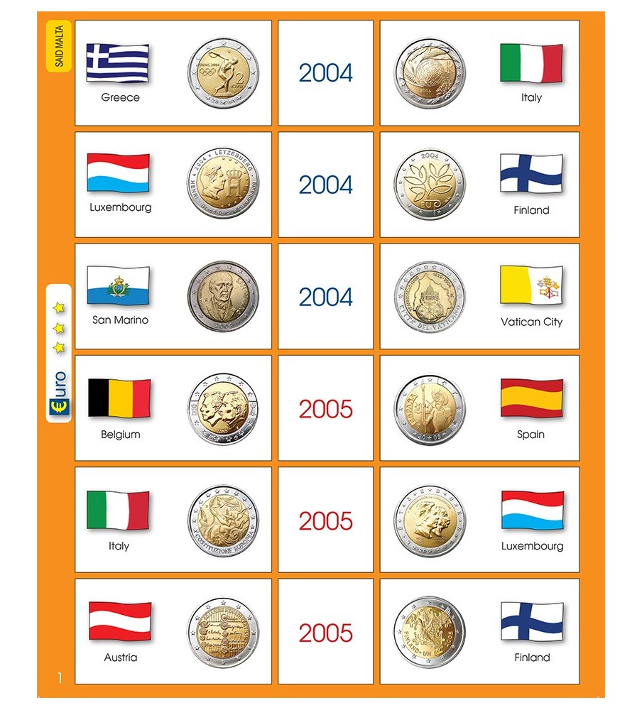 €2 Euro Commemorative Page 01